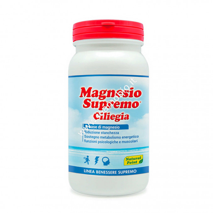 Magnesio Supremo Ciliegia 150g -  Dolori Articolari, Stanchezza e Stress