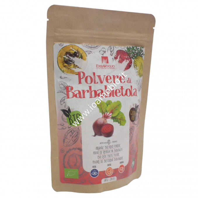 Polvere di Barbabietola Raw 200g - Bio Erbavoglio - Detox e Antiossidante