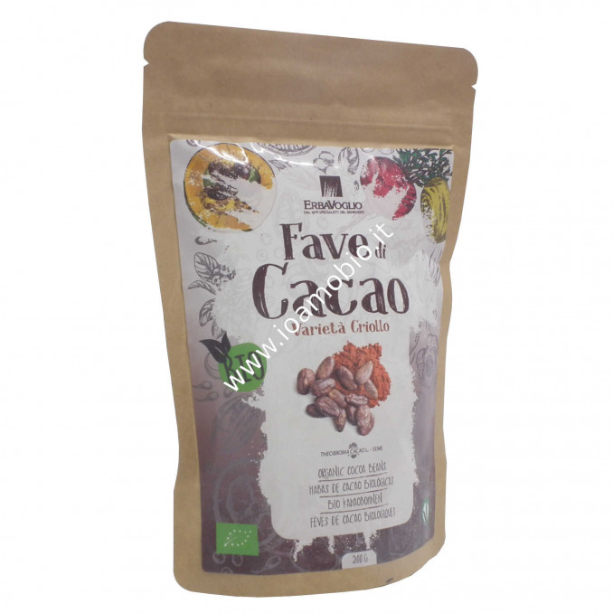 Fave di Cacao Bio 200g - Cacao Beans Erbavoglio