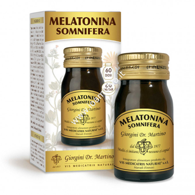 Melatonina Somnifera Dr.Giorgini 30gr- Favorisce il sonno, protegge le cellule