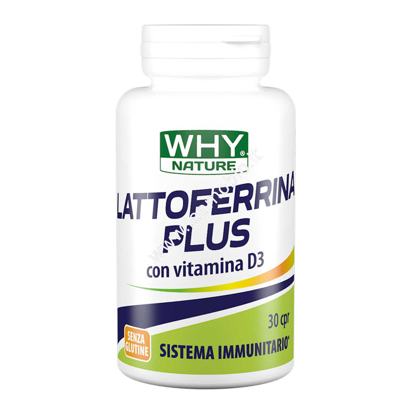 Lattoferrina Plus con Vitamina D3 Why Nature - Sistema Immunitario