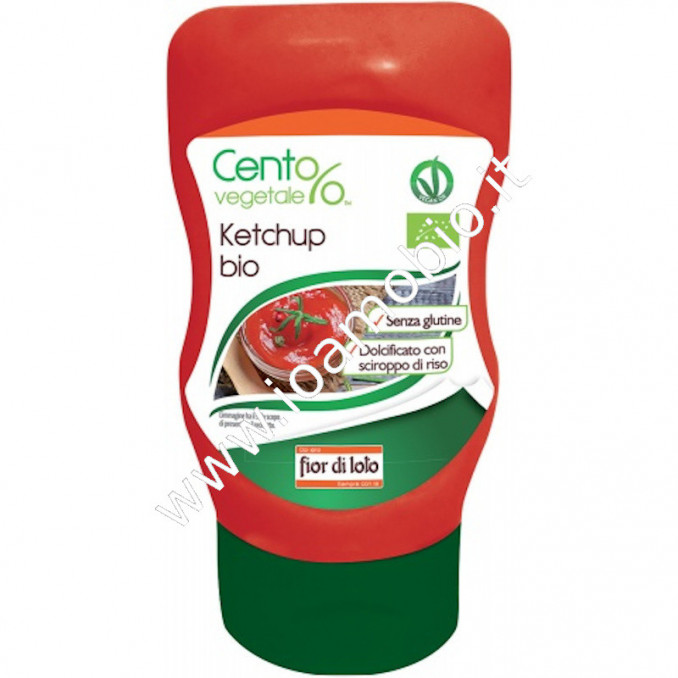 Ketchup Squeeze 290g - Biologico Cento % Vegetale