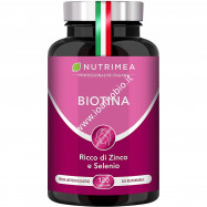 Biotina Nutrimea - Arricchita con Zinco e Selenio - Capelli e Unghie