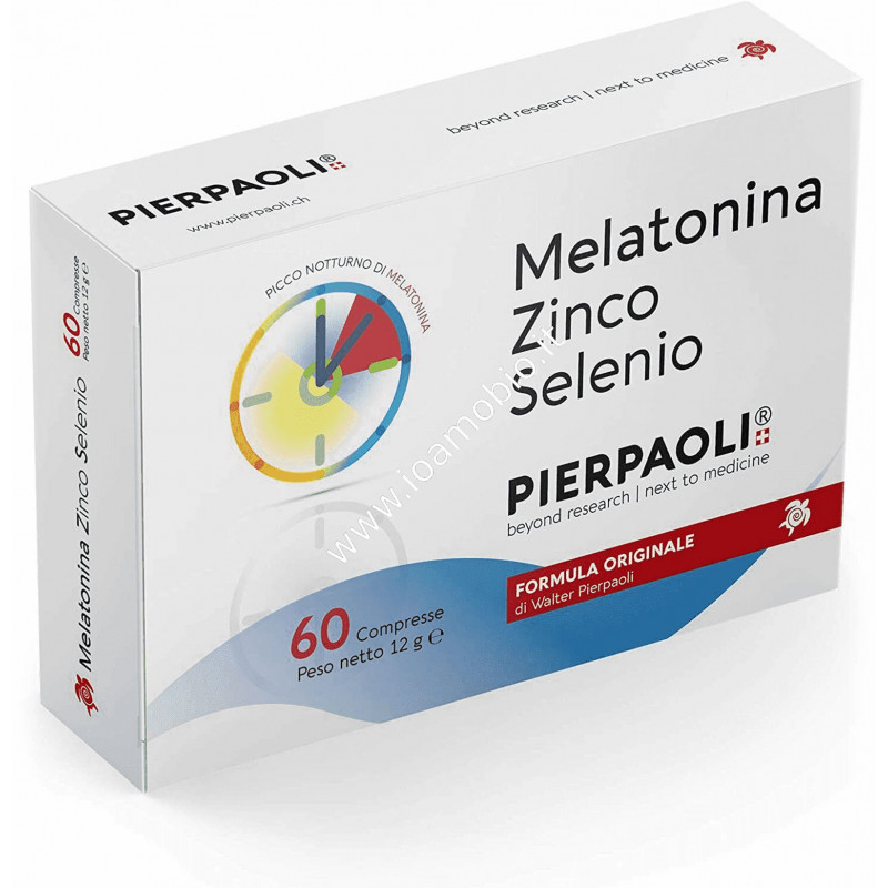 Melatonina Zinco Selenio Dr.Pierpaoli 60cps - Sonno e protezione cellulare