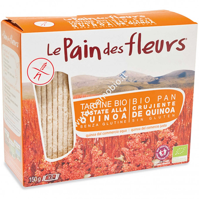 Tartine Tostate alla Quinoa Senza Glutine 150g - Pain des Fleurs