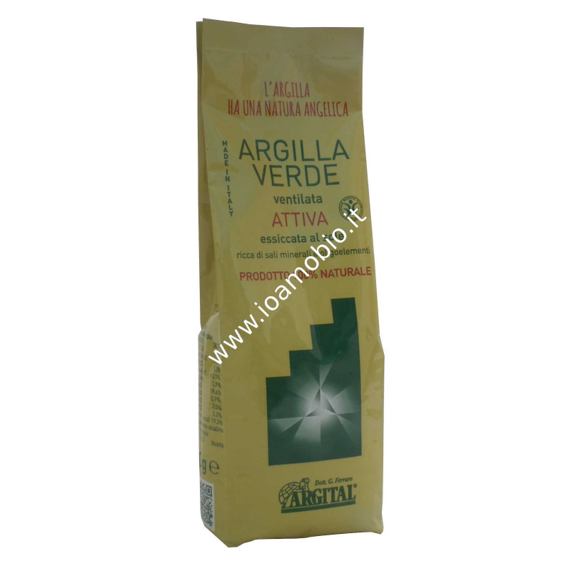 Argilla Verde Ventilata Attiva 500g per Uso Interno - Argital