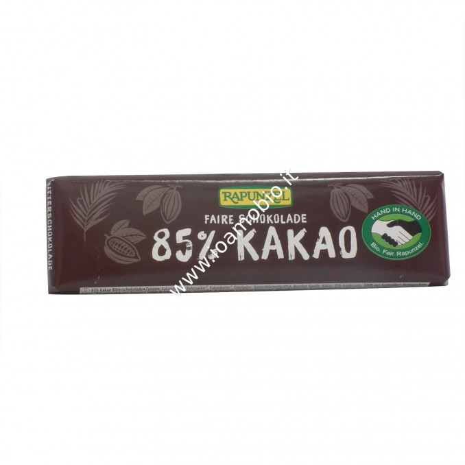 Stick Cioccolato Fondente Extra 85% 20g - Biologico Rapunzel