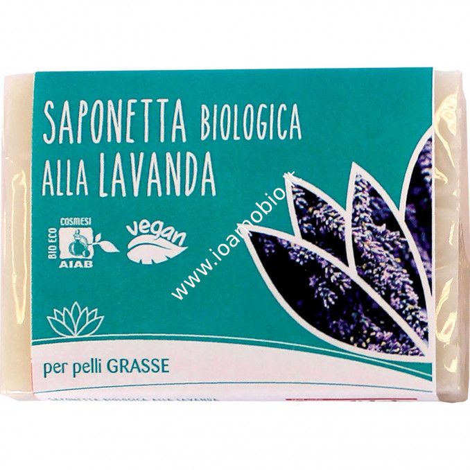 Saponetta biologica alla Lavanda 100g - Sapone vegetale naturale