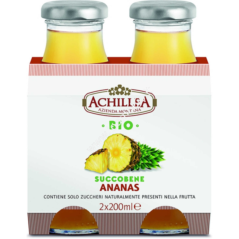 Succo mio Ananas 2x200ml - Succo di Frutta Biologico Achillea