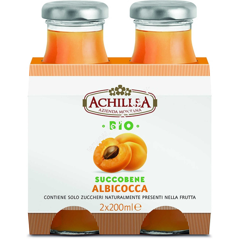 Succo mio Albicocca 2x200ml - Succo di Frutta Biologico Achillea