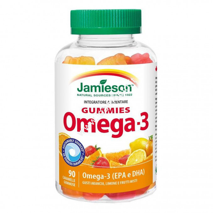 Jamieson Omega 3 gummies bimbi 90 caramelle gommose - Omega3 (EPA e DHA)