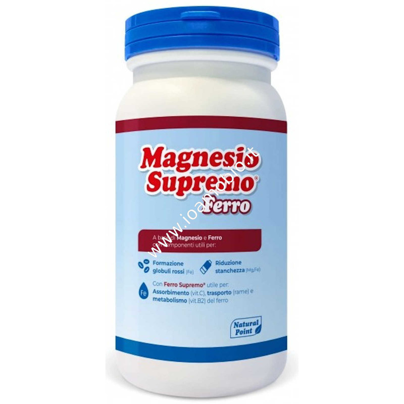 Magnesio Supremo Ferro Natural Point 150g - Rilassamento