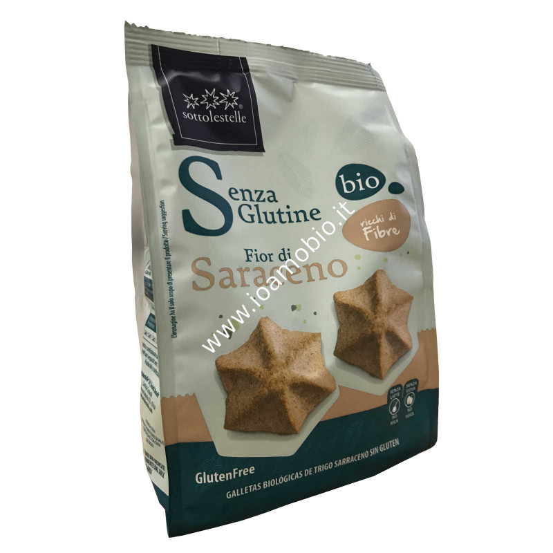 Fior di Saraceno 250g - Biscotti Bio senza glutine Sottolestelle