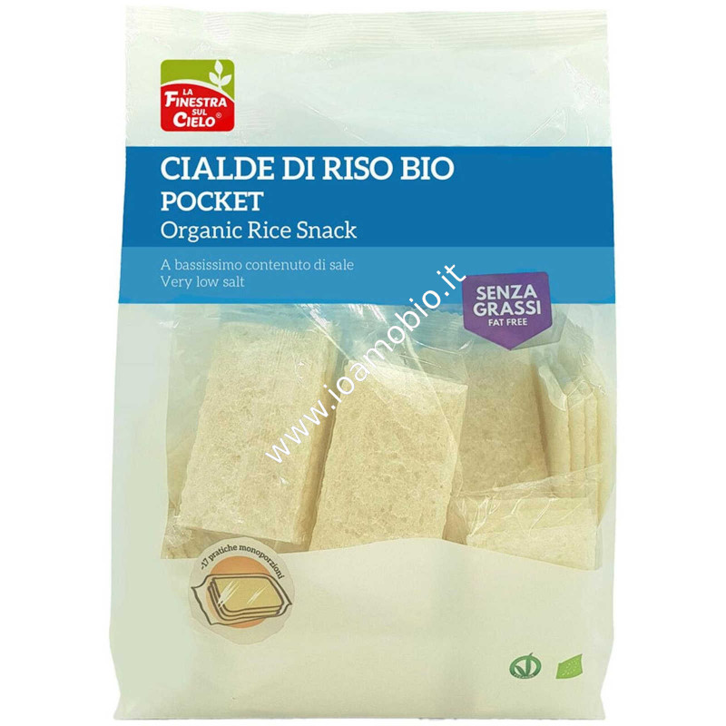 Cialde di Riso Bio monoporzione 250g - Rice Snack La Finestra sul Cielo