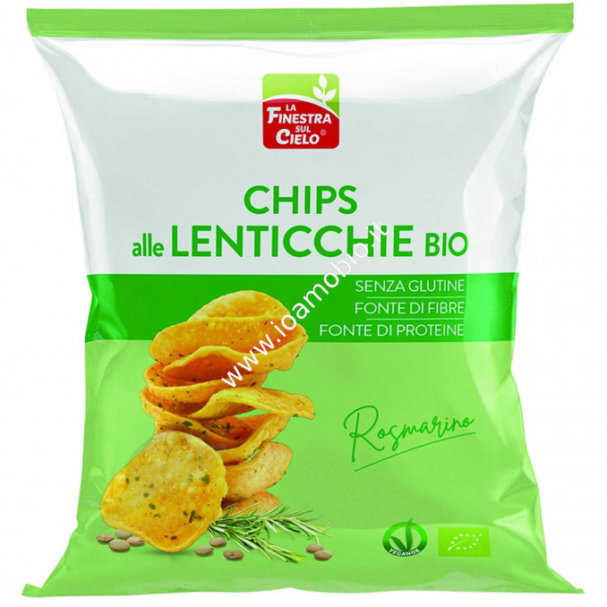 Chips alle Lenticchie Bio Senza Glutine 40g - La Finestra sul Cielo