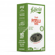 Fusilli di Piselli Verdi 250g - Pasta Biologica di Legumi  Free Felicia