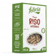 Penne Rigate di Riso Integrale 340g - Pasta Biologica Senza Glutine Free Felicia