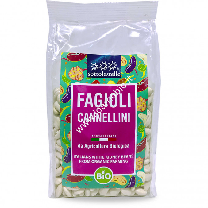 Fagioli Cannellini Italiani Bio 400g - Legumi Secchi Sottolestelle