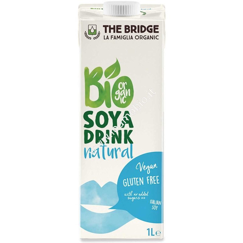Bevanda di Soia al Naturale The Bridge 1 Lt - Bio Soya Drink