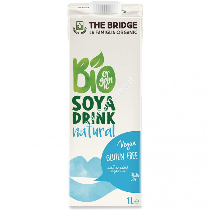 Bevanda di Soia al Naturale The Bridge 1 Lt - Bio Soya Drink