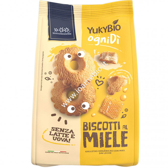 YukyBio Biscotti al Miele 300g - Bio Sottolestelle