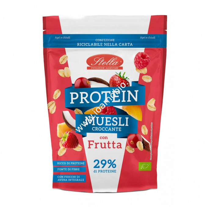 Protein Crunchy Muesli con Frutta Bio 300g