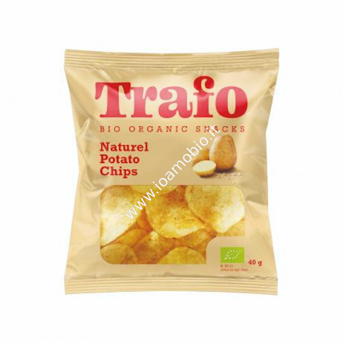 Patatine con Sale Trafo 40g - Chips classiche biologiche