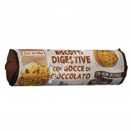 Biscotti Digestive con Gocce di Cioccolato 250g - Bio Fior di Loto