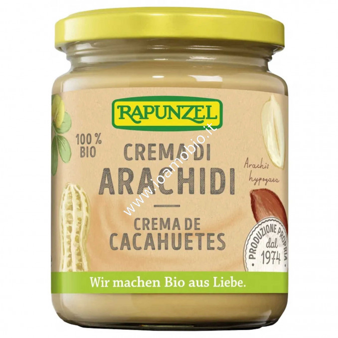 Crema di Arachidi Rapunzel 250g - 100% Vegetale e Biologica