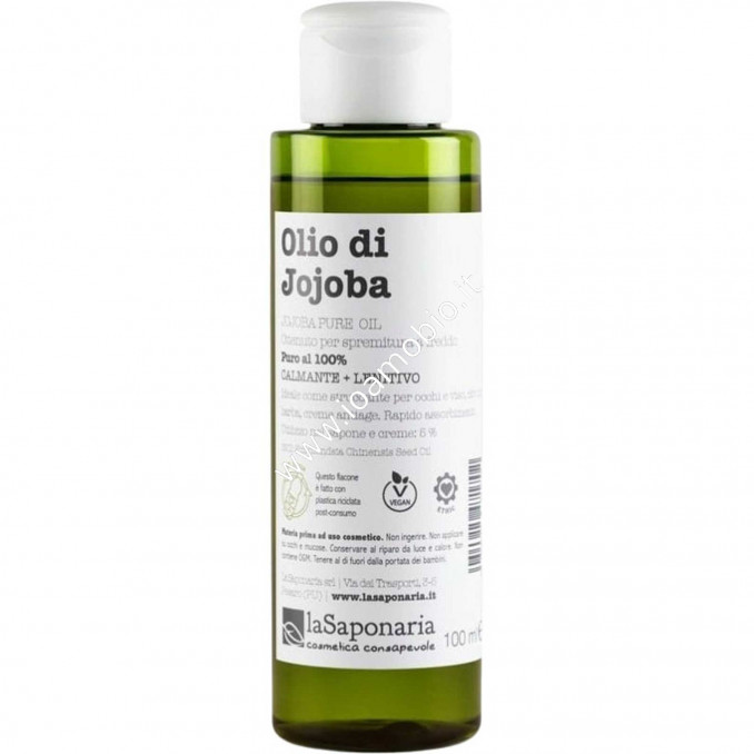 Olio di Jojoba La Saponaria 100ml - Puro al 100% Calmante e Lenitivo