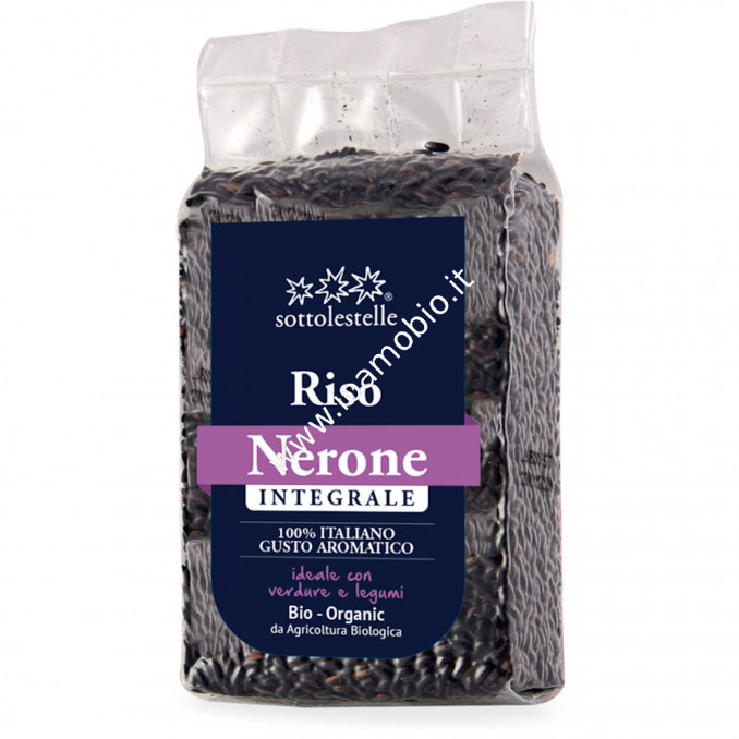 Riso Nerone Integrale Italiano Biologico 500g - Sottolestelle