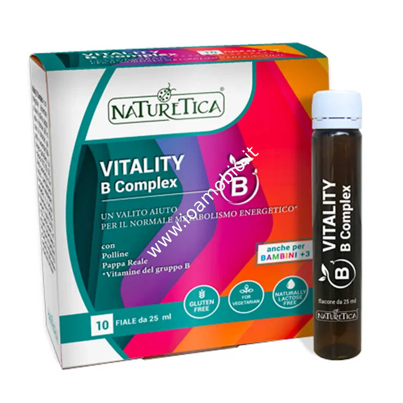 Vitality B Complex Naturetica - 10 fiale