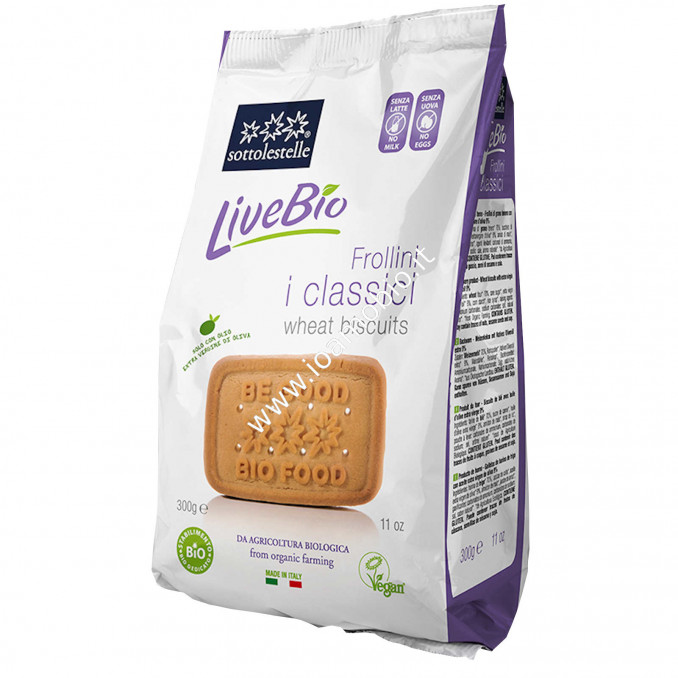 Frollini  I Classici  Livebio 350g - Biscotti Bio Sottolestelle