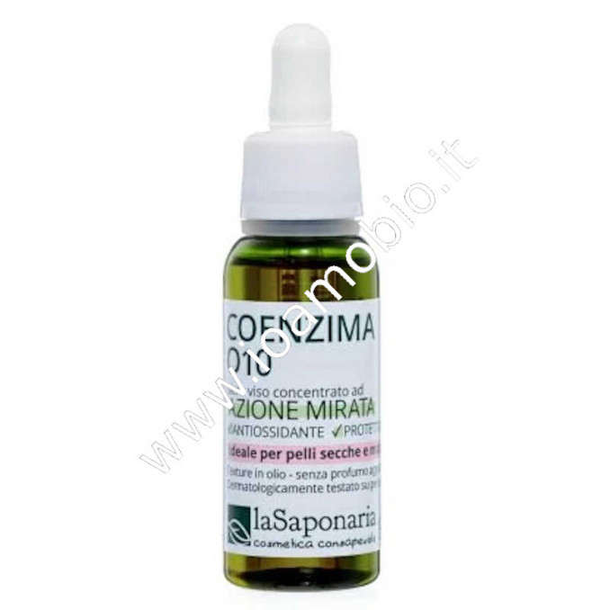 Coenzima Q10 Attivo Puro La Saponaria 30ml - Anti age Protegge Idrata