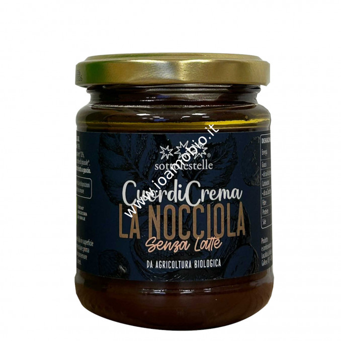Crema alla Nocciola Senza Latte 200g -  Biologica Sottolestelle