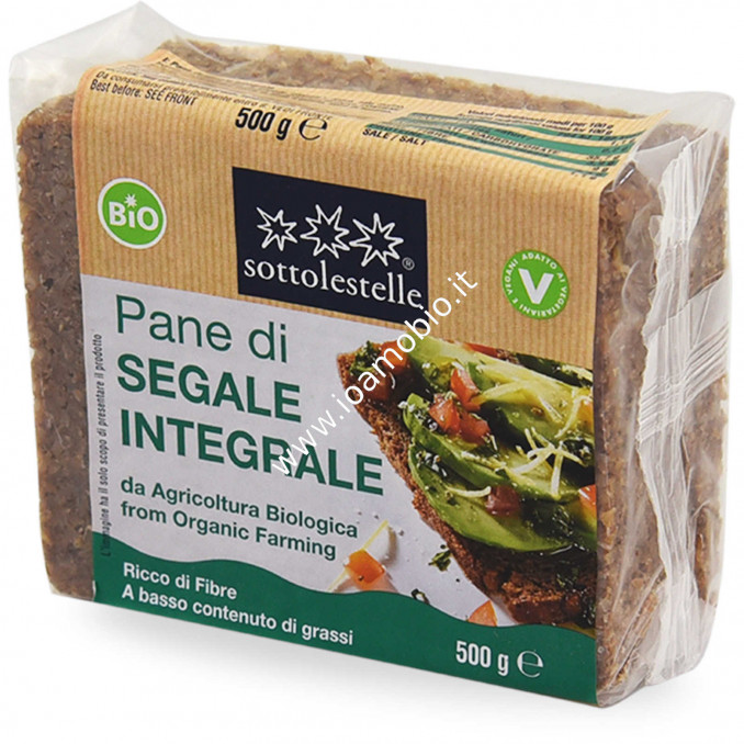Pane di Segale Integrale Biologico 500g - Sottolestelle